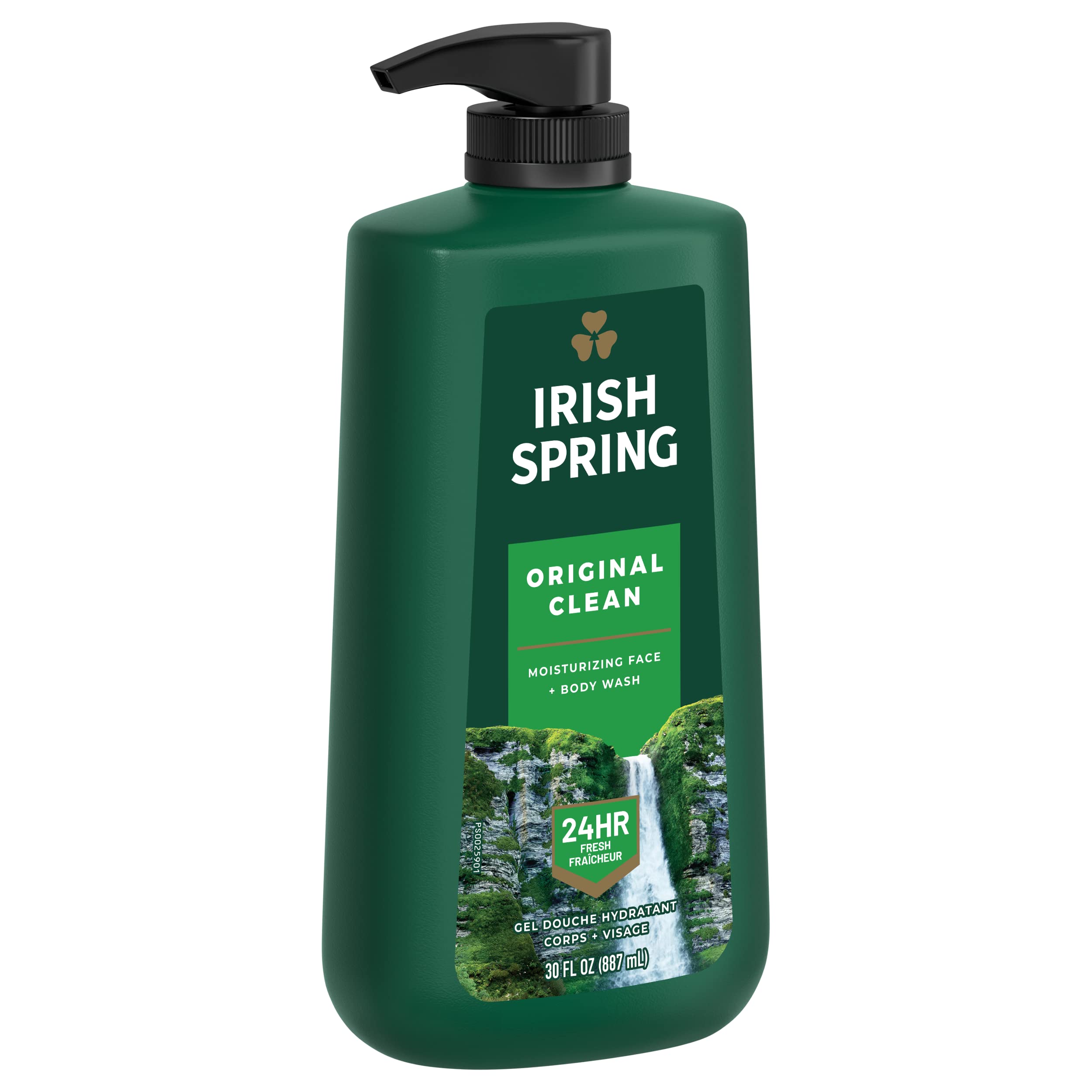 Irish Spring textura del gel mostrando consistencia y fácil aplicación