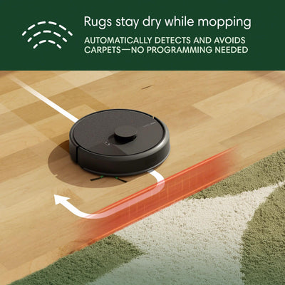 iRobot Roomba 105 bag replacement demo showing easy hygienic disposal