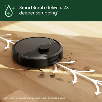 iRobot Roomba 505X beside sofa to show compact size and easy maneuvering under furniture