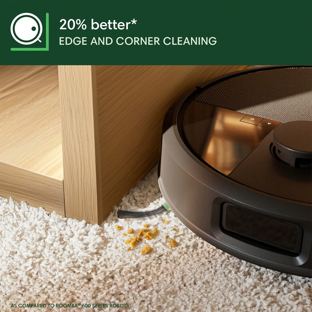 iRobot Roomba Max 705 cleaning in a living room demonstrating real use