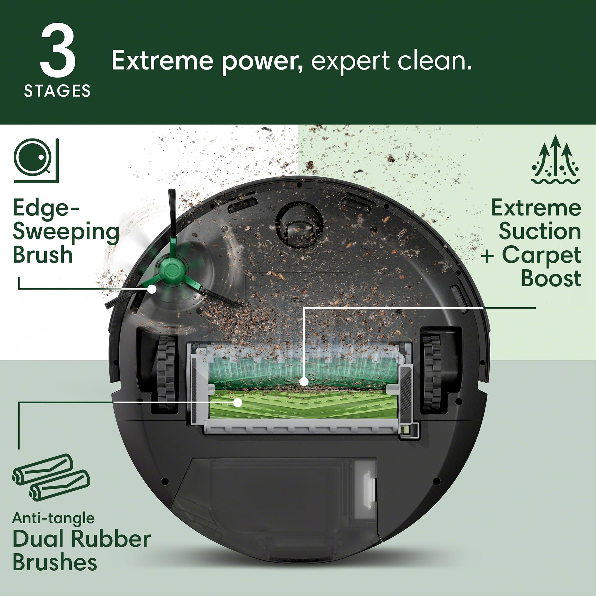 iRobot Roomba Max 705 LiDAR sensor top view enabling precise mapping