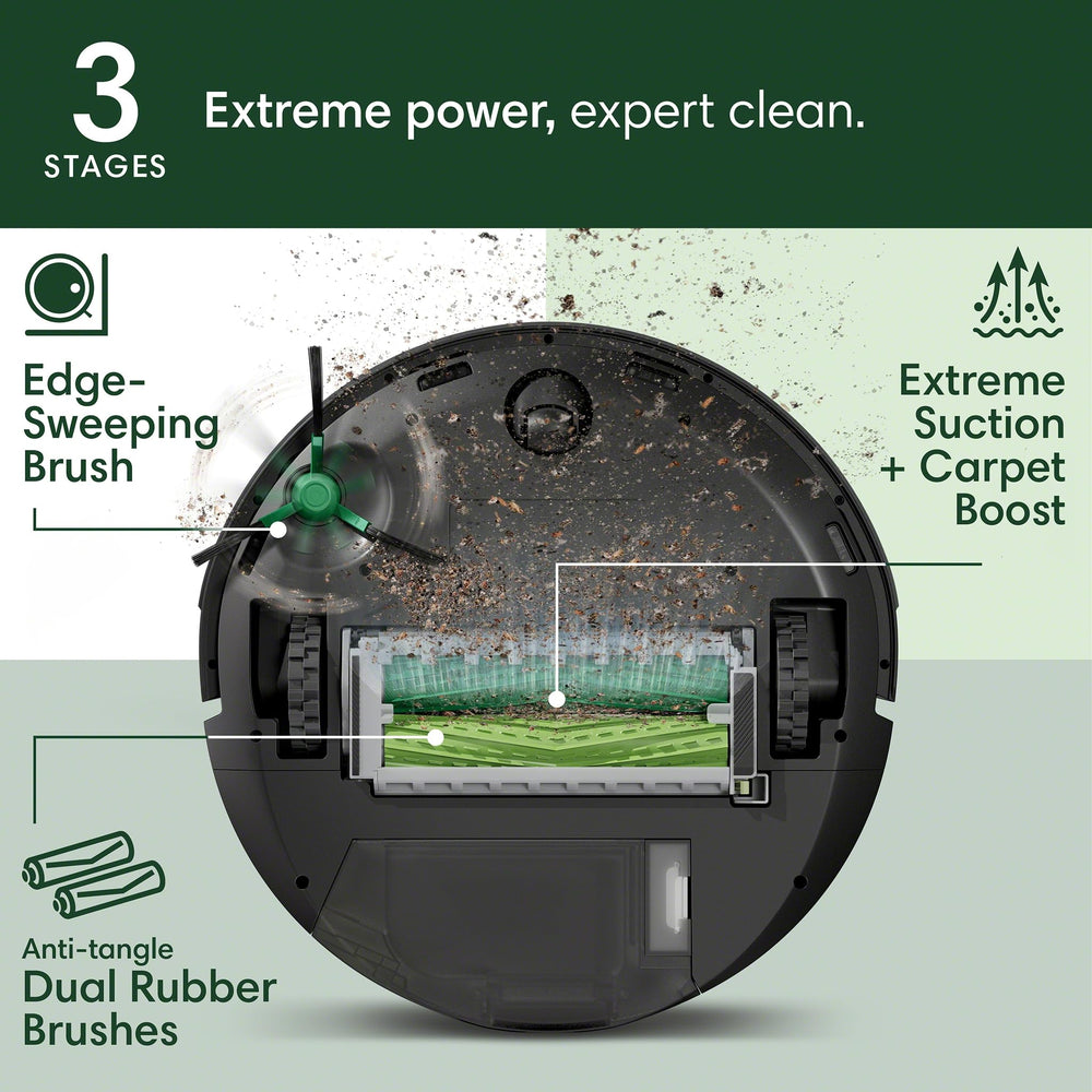 iRobot Roomba Max 705 LiDAR sensor top view enabling precise mapping
