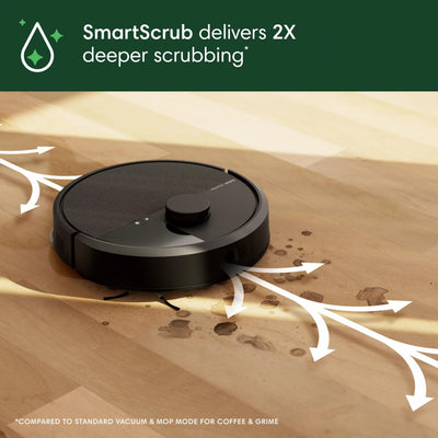 iRobot ClearView LiDAR map display on phone for precise room coverage