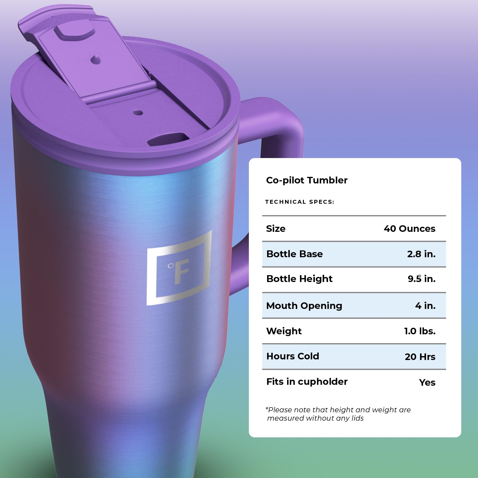 IRON °FLASK vaso en exterior para hidratación confiable en ruta