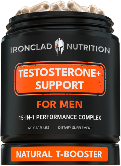 IRONCLAD NUTRITION front packaging showing supplement benefits and clear labeling
