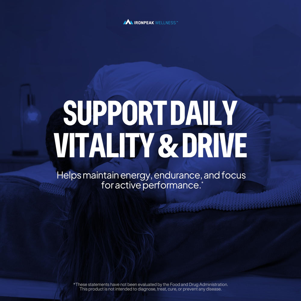 IronPeak AndroBoost escena lifestyle con hombre activo y recuperación mejorada