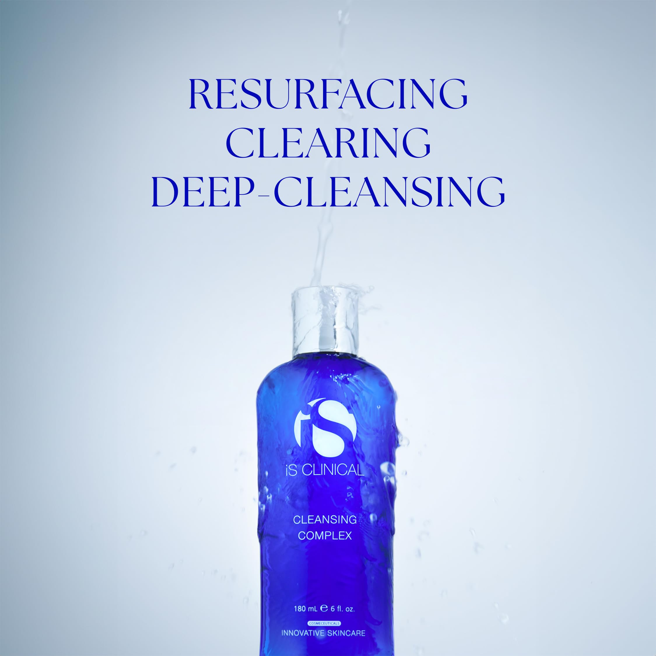 iS CLINICAL pump dispensing gel for controlled, mess-free application