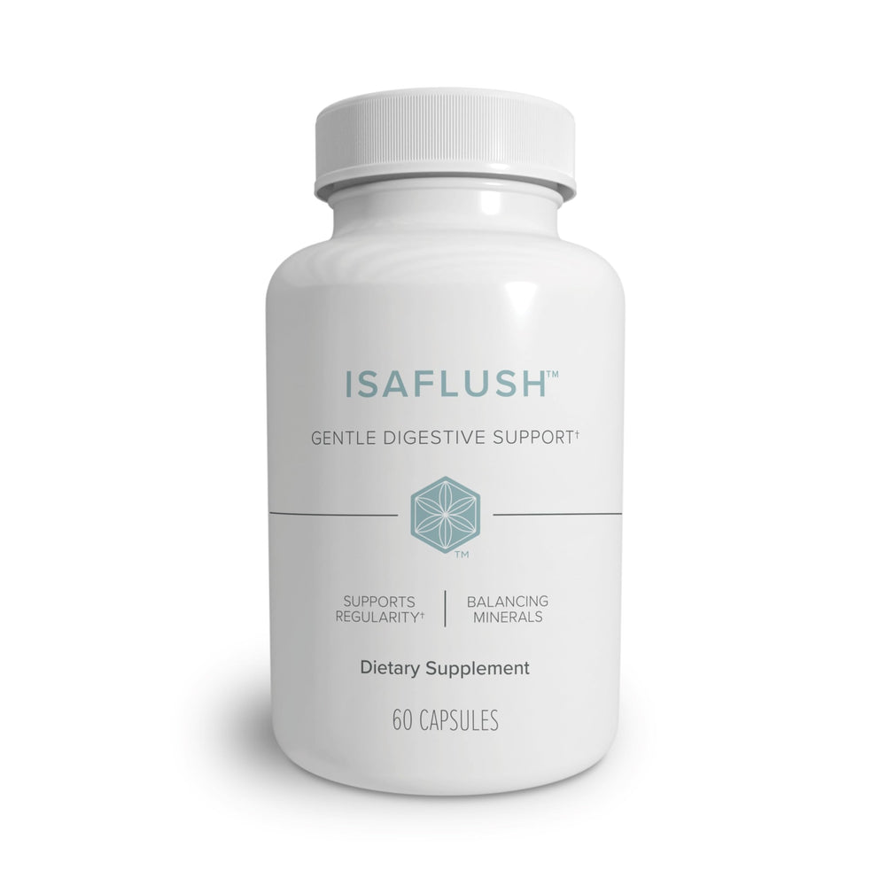 Isagenix IsaFlush frente del empaque mostrando presentación clara y confianza