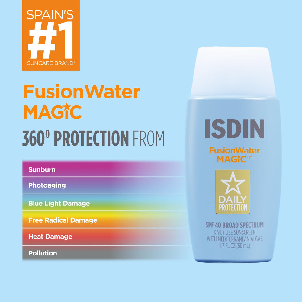 ISDIN aplicación facial con dedos demuestra acabado invisible