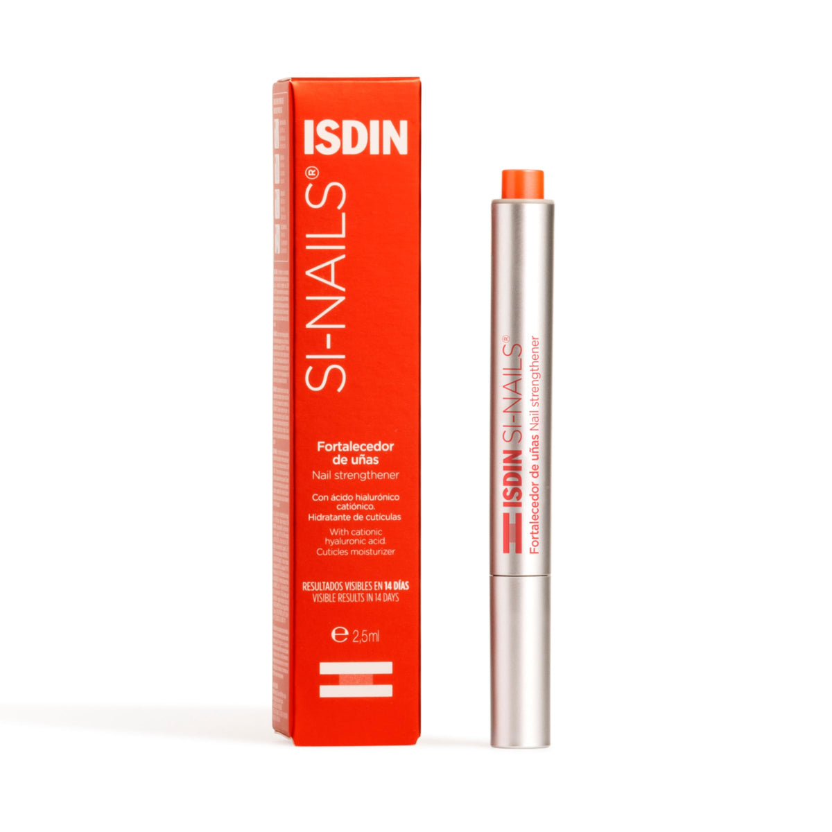 ISDIN frasco Si-Nails frontal mostrando el envase y beneficio fortalecedor