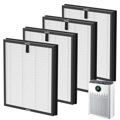 iSingo filtro HAP603 frontal mostrando ajuste y reemplazo fácil