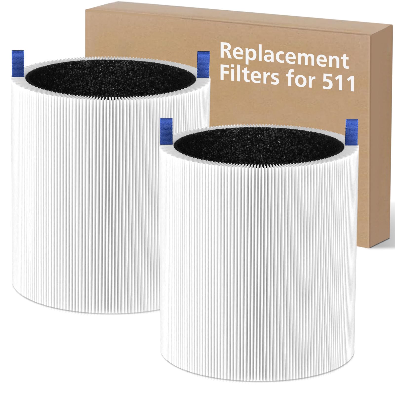isinlive filtro frontal en empaque compatible Blue Pure 511 mejora el recambio