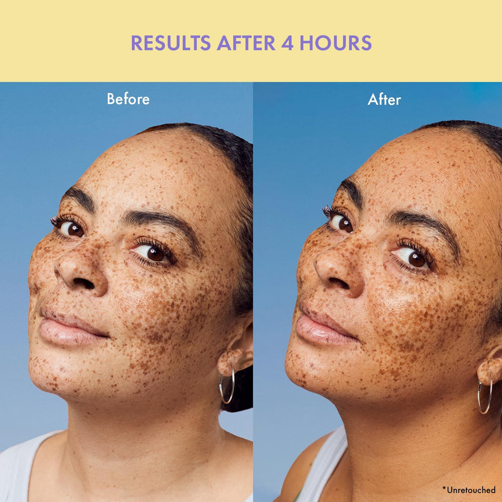 Isle of Paradise applying drops to face for even natural color