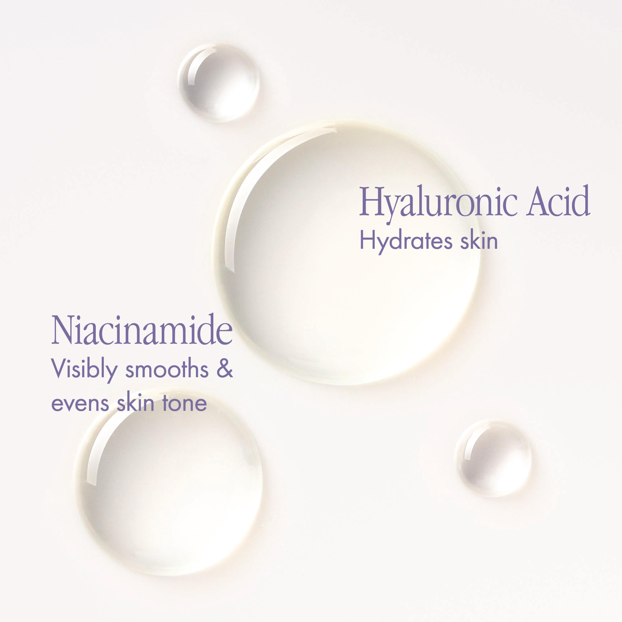 Isle of Paradise label highlighting niacinamide and hyaluronic benefits