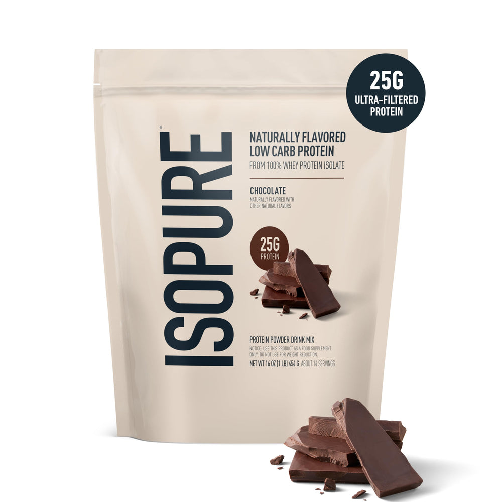 Isopure powder texture close-up highlighting smooth mixability benefit