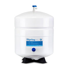 iSpring tanque T32M frente mostrando acabado y forma, almacenamiento confiable