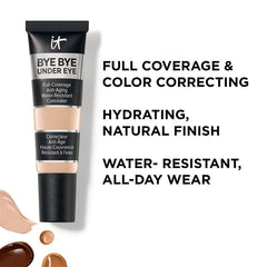 IT Cosmetics creamy concealer texture close-up for smooth blendability