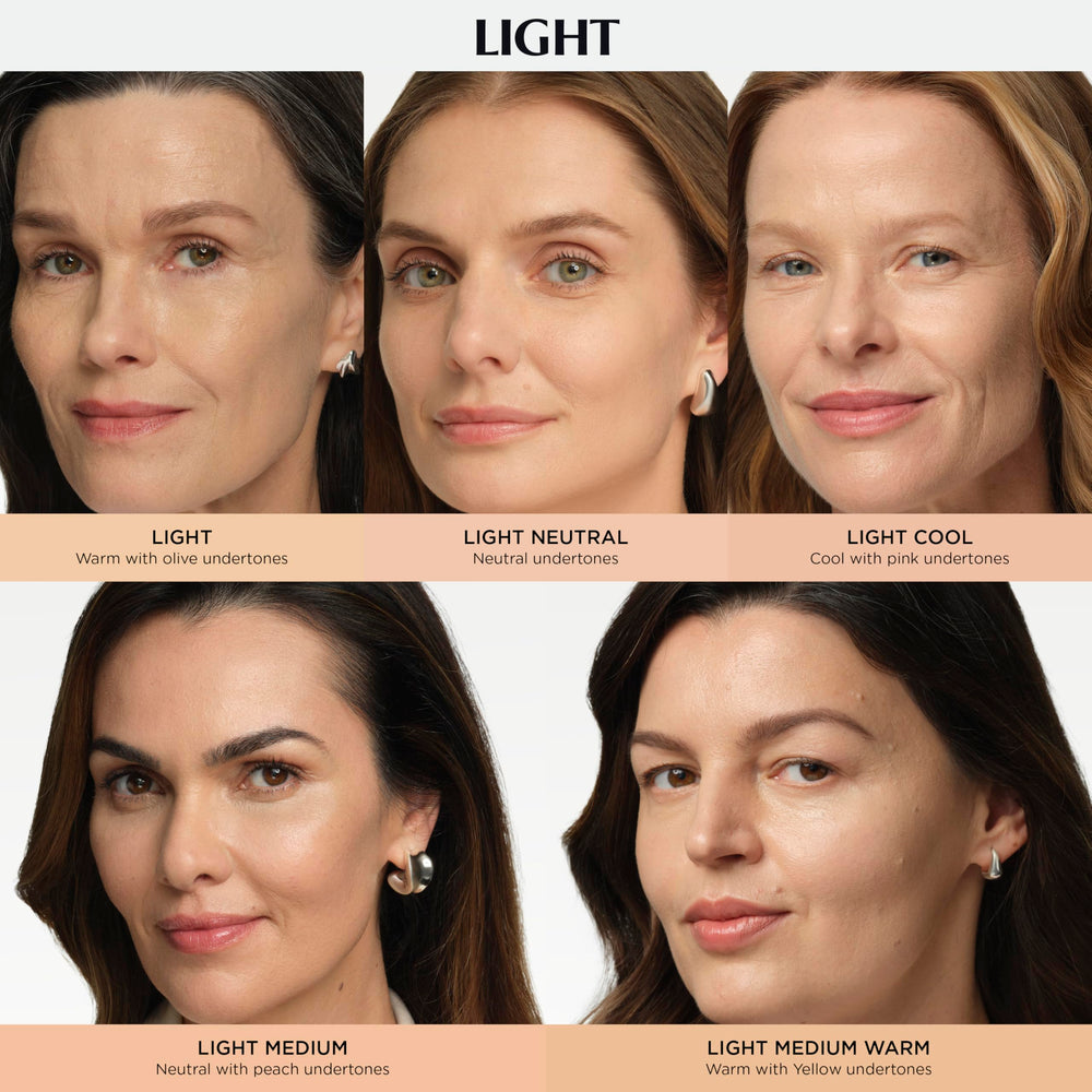 IT Cosmetics comparación en piel mostrando cobertura natural y corrección