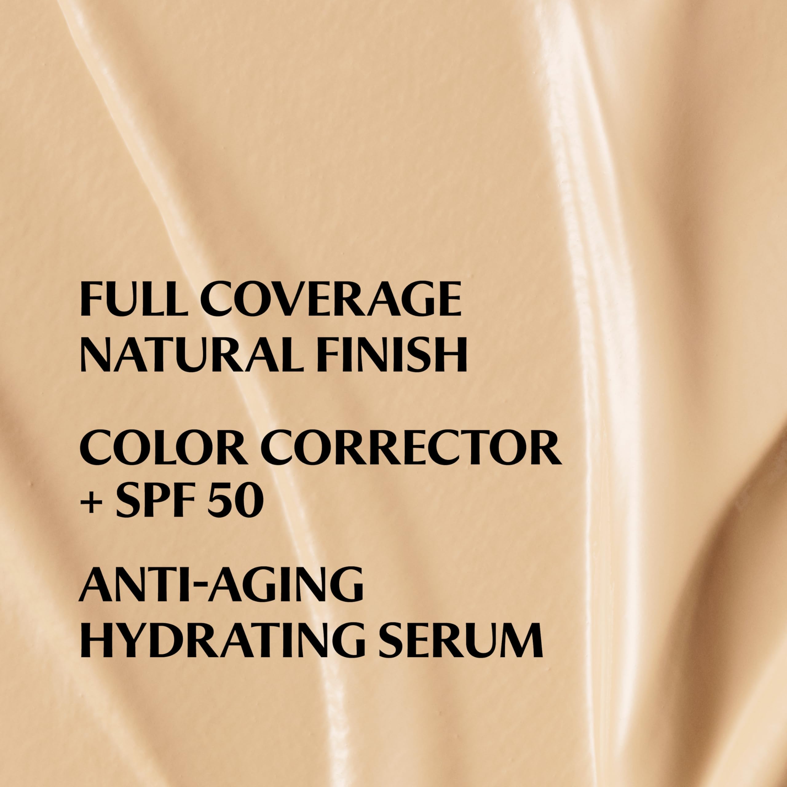 IT Cosmetics etiqueta con ingredientes clave como ácido hialurónico y niacinamida