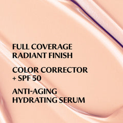 IT Cosmetics shade swatches on arm showing fair light coverage comparison
