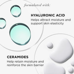 IT Cosmetics tamaño 150 ml comparado con una mano para referencia de cantidad