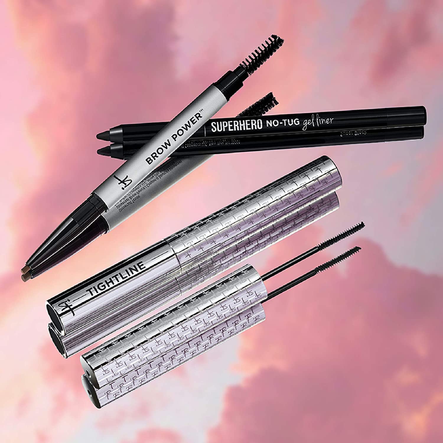 IT Cosmetics look estilo vida con ojos maquillados, apariencia más densa