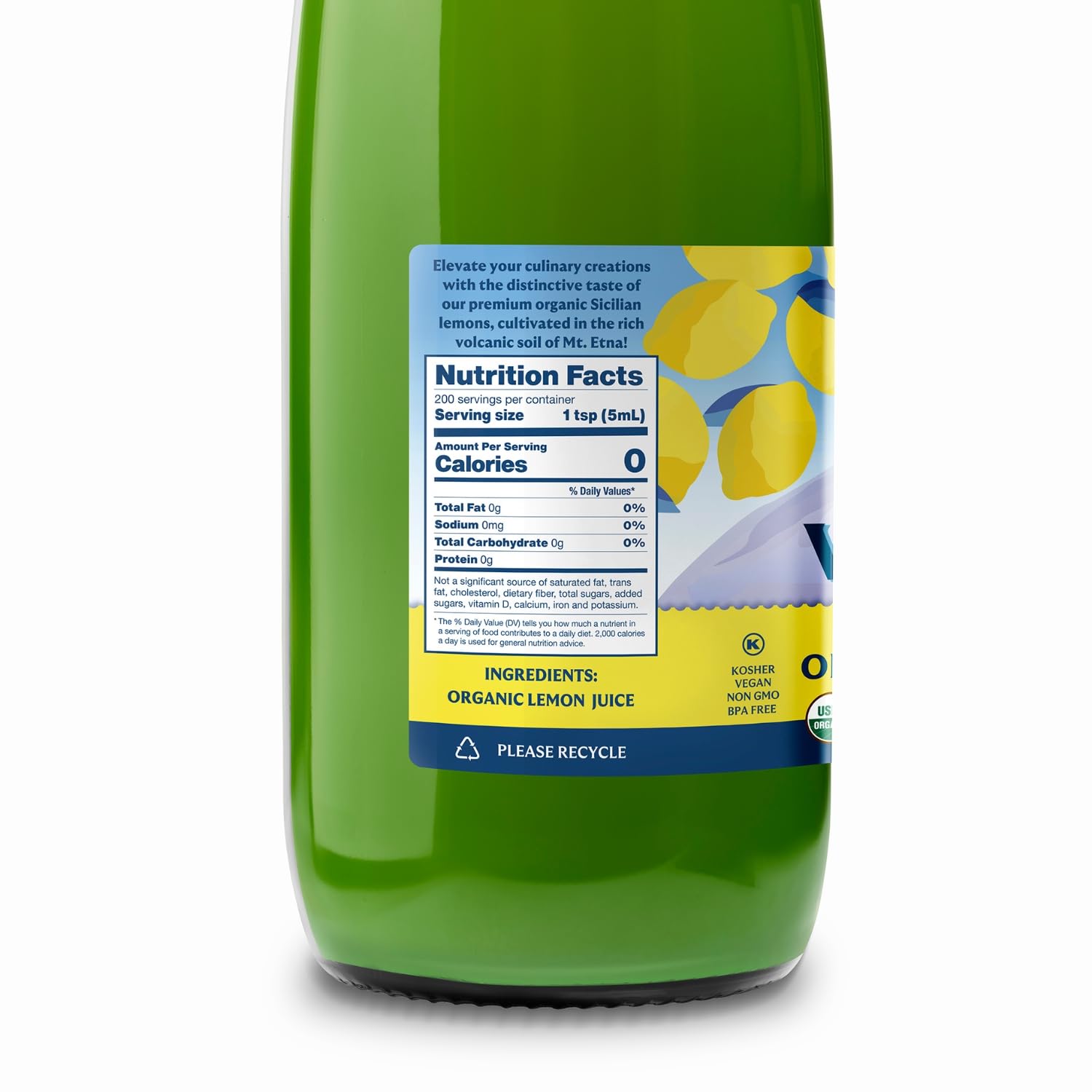 Italian Volcano pack de dos botellas para almacenamiento prolongado y conveniencia