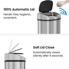iTouchless sensor detail showing infrared beam for hands-free sanitation benefit