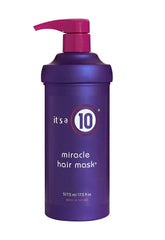 It's a 10 mascarilla frontal del envase 17.5 oz mostrando etiqueta y beneficio de hidratación