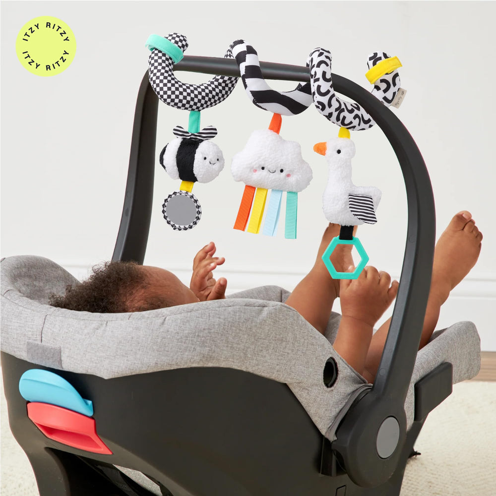 Itzy Ritzy abeja textil con anilla para agarre y desarrollo de motricidad