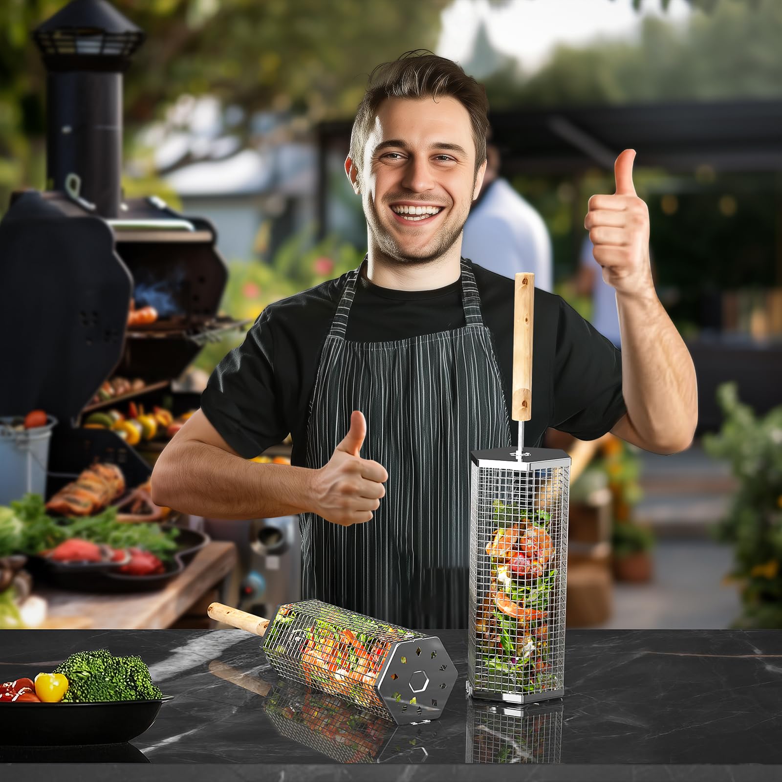 Ivtivfu empaque elegante ideal para regalar a aficionados a la parrilla