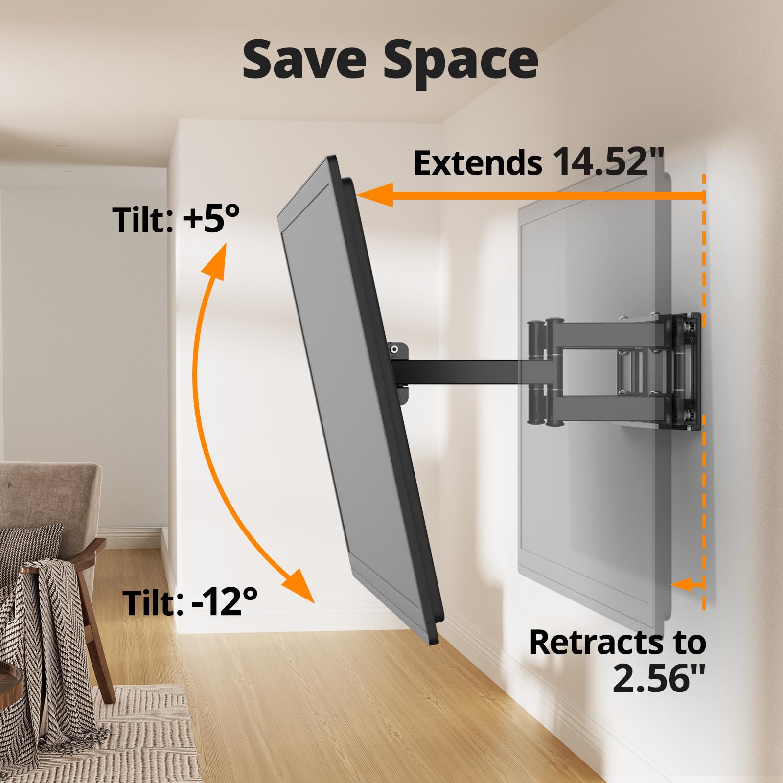 IWORKBOARD placa con compatibilidad VESA hasta 400x400 mm y marcas visibles
