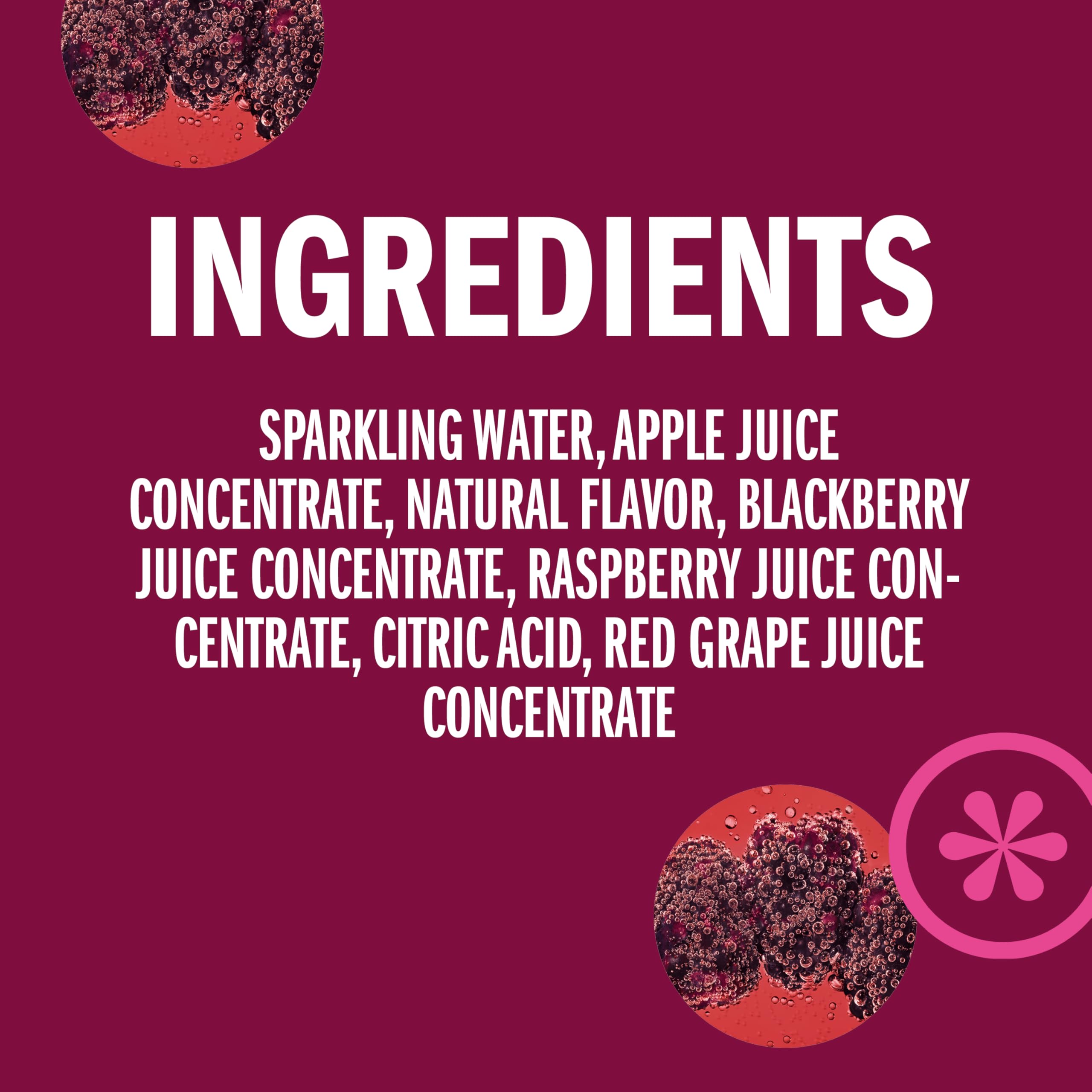 IZZE blackberry can held in hand for scale and on-the-go convenience