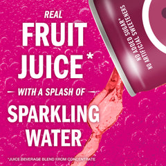 IZZE blackberry open can top view illustrating carbonation and easy pour
