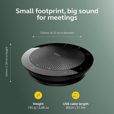 Jabra Speak 510 in its carrying case for protected travel benefit