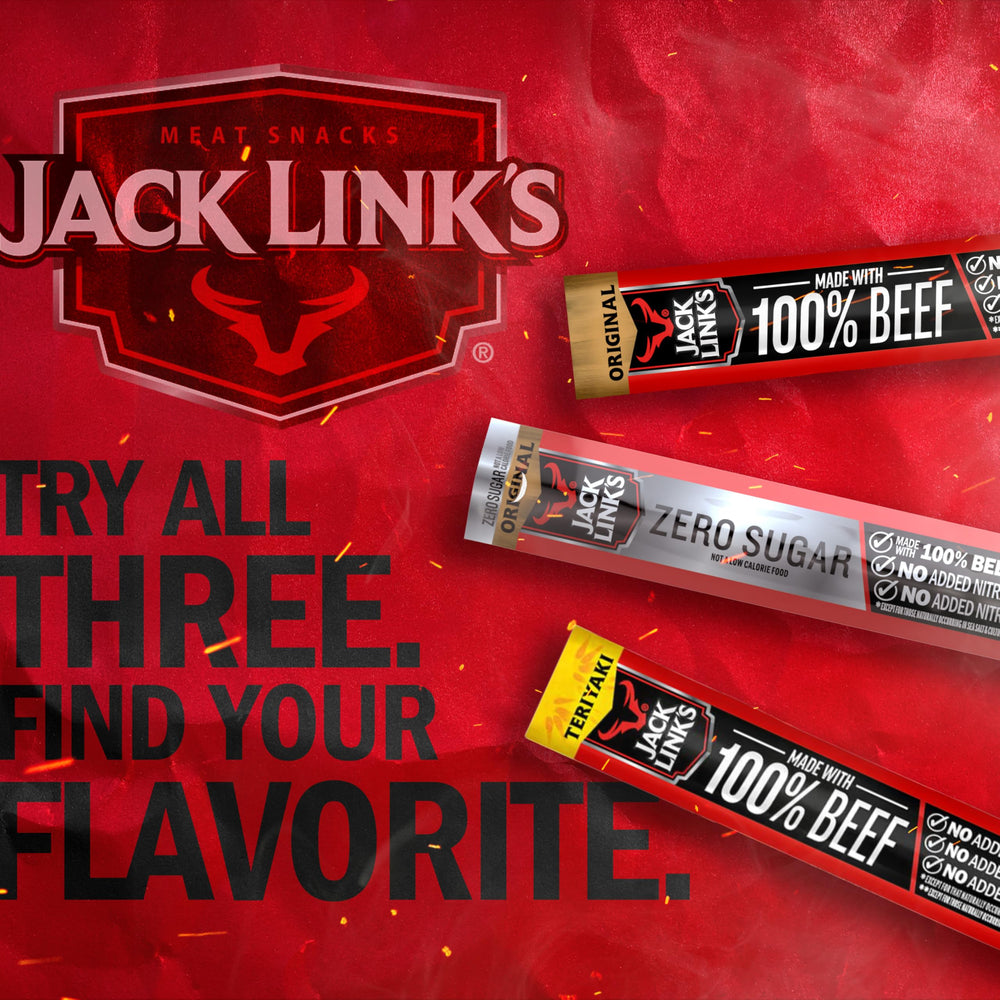 Jack Link's palitos guardados en mochila, snack proteico para viajes