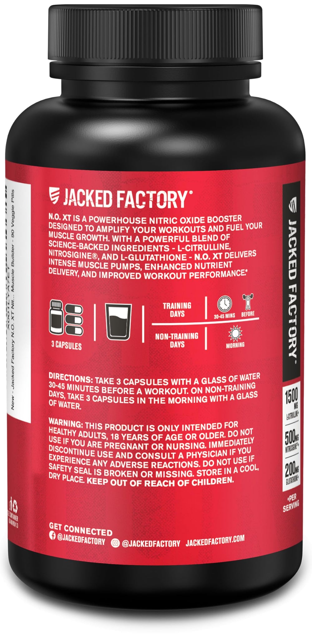 Jacked Factory complemento usado durante sesión intensa en gimnasio