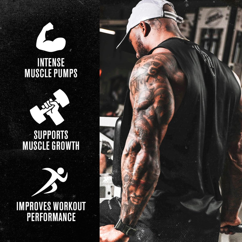 Jacked Factory etiqueta y textura mostrando ingredientes clave seguros