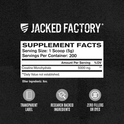 Jacked Factory sello de prueba de terceros y certificación