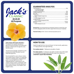 Jack's Classic cuchara medidora incluida junto al envase para dosificación precisa