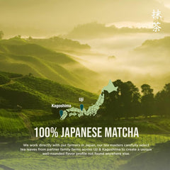 Jade Leaf Matcha latte servido mostrando cremosidad y uso para bebidas caseras
