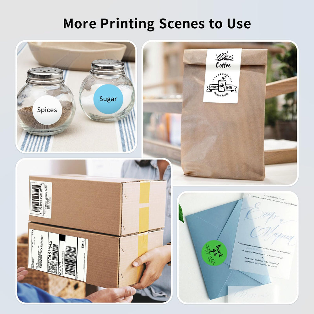 JADENS connected to iPhone using Jadens app for mobile label printing