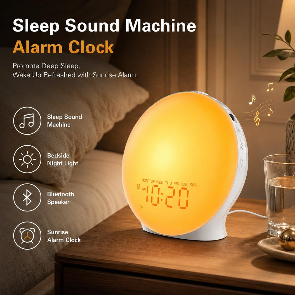 JALL on a nightstand in a bedroom setting creating calming sleep-friendly atmosphere benefit