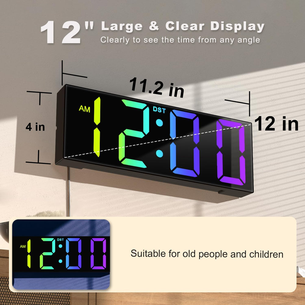 JALL detalle de los dígitos LED enfatizando visibilidad desde distancia