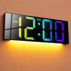 JALL reloj frontal negro mostrando números grandes y lectura clara