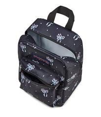 JanSport detalle del forro aislante interior, conserva temperatura eficazmente