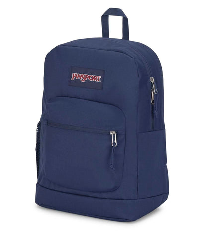 JanSport mochila en uso urbano llevada por un commuter con estilo