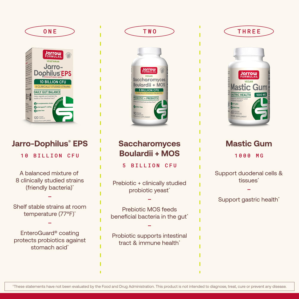 Jarrow Formulas detalle de etiqueta con ingredientes y sello vegano