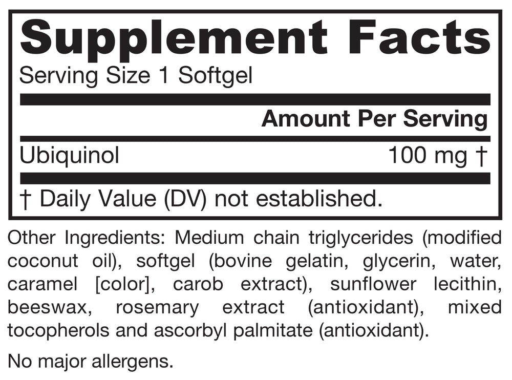 Jarrow Formulas etiqueta nutricional enfocada en ingredientes clave