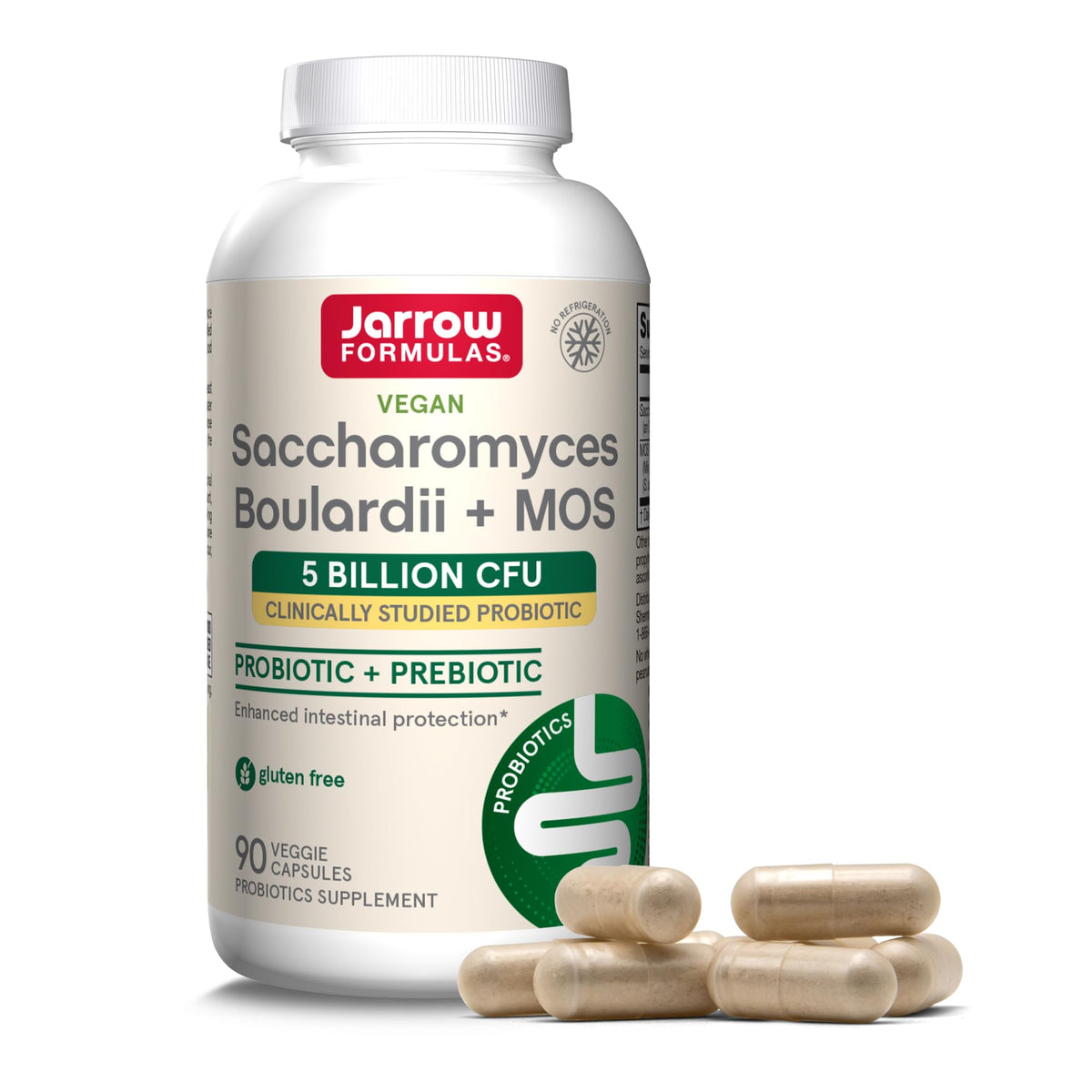 Jarrow Formulas frente del empaque mostrando beneficios y cantidad